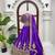 royal blue silk blend embroidered wedding lehenga choli