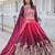 rani pink silk blend embroidered festive lehenga choli