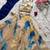 multicolor organza printed festive lehenga choli