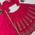 rani pink silk blend embroidered wedding lehenga choli