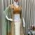 off white crepe plain festive lehenga choli