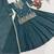 teal silk blend plain party lehenga choli