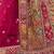 multicolor silk blend embroidered bridal lehenga choli