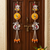 shubh labh ganesh ji door hanging with pearl tassels for home decoration pack of 2