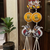 shubh labh ganesh ji door hanging with pearl tassels for home decoration pack of 2