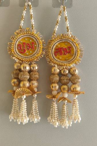 shubh labh door hanging for festive decoration pack of 2