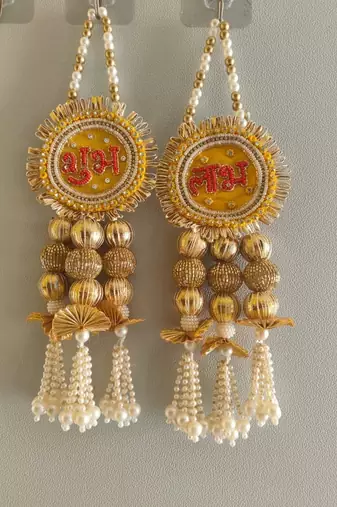 shubh labh door hanging for festive decoration pack of 2