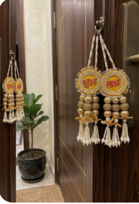 shubh labh door hanging for festive decoration pack of 2 2