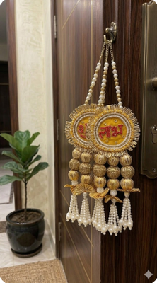 shubh labh door hanging for festive decoration pack of 2 4
