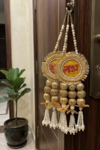 shubh labh door hanging for festive decoration pack of 2