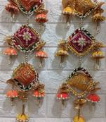 handmade shubh labh hanging latkan traditional home decoration pack of 2