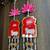 handmade shubh labh cow lotus hanging for pooja home decor pack of 2