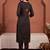 Women Ethnic Motifs Printed Regular Thread Work Pure Cotton Kurta with Trousers & With Dupatta