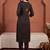 Women Ethnic Motifs Printed Regular Thread Work Pure Cotton Kurta with Trousers & With Dupatta