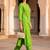 Women Regular Thread Work Kurta with Trousers
