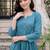 Women Floral Embroidered Empire Thread Work Pure Cotton Kurta with Trousers