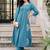 Women Floral Embroidered Empire Thread Work Pure Cotton Kurta with Trousers