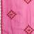 Plus Size Pink Embroidered Straight Kurta Trousers With Dupatta Set