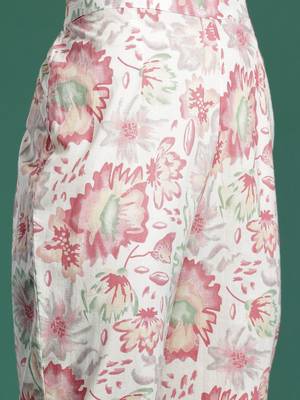 Floral Printed Pure Cotton Kurta with Trousers 3