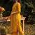 Women Ethnic Motifs Printed Regular Gotta Patti Linen Kurta with Trousers & With Dupatta