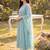 Women Floral Embroidered Thread Work Pure Cotton Kurta With Trousers & Dupatta