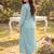 Women Floral Embroidered Thread Work Pure Cotton Kurta With Trousers & Dupatta