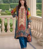 Women Ethnic Motifs Printed Regular Mirror Work Kurta with Palazzos & With Dupatta