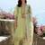 Women Floral Embroidered Regular Thread Work Pure Cotton Kurta with Trousers & With Dupatta