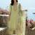 Women Floral Embroidered Regular Thread Work Pure Cotton Kurta with Trousers & With Dupatta