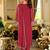 Ethnic Motifs Embroidered Zari Organza Straight Kurta & Trousers With Dupatta