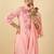 Women Floral Embroidered Panelled Thread Work Kurta with Trousers & Dupatta