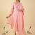 Women Floral Embroidered Panelled Thread Work Kurta with Trousers & Dupatta