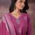 Ethnic Motifs Embroidered V-Neck Thread Work Cotton Kurta With Trousers & Dupatta