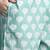Floral Printed Mirror Work Pure Cotton Kurta With Trousers & Dupatta