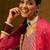 Leheriya Embroidered Thread Work Chanderi Silk Kurta With Trousers & Dupatta