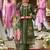 Women Floral Embroidered Panelled Thread Work Kurta with Trousers & With Dupatta