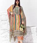 Women Ethnic Motifs Printed Regular Kurta Trousers With Dupatta