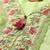 Floral Embroidered Thread Work Linen Kurta with Trousers & Dupatta