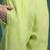 Floral Embroidered Thread Work Linen Kurta with Trousers & Dupatta