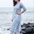 Women Ethnic Motifs Printed Regular Beads and Stones Pure Cotton Kurta with Trousers
