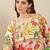 Floral Printed Round Neck Kurta With Trouser