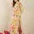 Floral Printed Round Neck Kurta With Trouser
