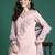 Floral Embroidered Kurta with Trousers & Dupatta