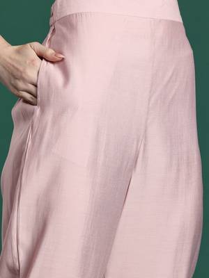 Floral Embroidered Kurta with Trousers & Dupatta 3