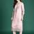 Floral Embroidered Kurta with Trousers & Dupatta