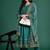 Ethnic Motifs Embroidered Pure Cotton Kurta with Trousers & With Dupatta