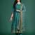 Ethnic Motifs Embroidered Pure Cotton Kurta with Trousers & With Dupatta