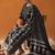 Black Floral Printed Gotta Patti Pure Cotton Kurta with Palazzo & Dupatta