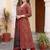 Women Ethnic Motifs Printed Regular Mirror Work Pure Cotton Kurta with Trousers & With Dupatta