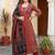 Women Ethnic Motifs Printed Regular Mirror Work Pure Cotton Kurta with Trousers & With Dupatta